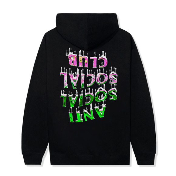 Anti Social Social Club Butterflies In Stomach Hoodie - Black -Medium - NWT - Picture 1 of 4
